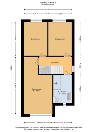 Floorplan - Jarenweg 83, 1335 CH Almere
